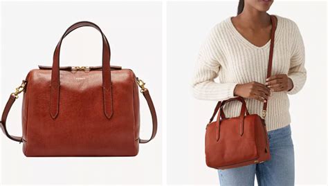 damen tasche sydney fossil|fossil shiny satchel.